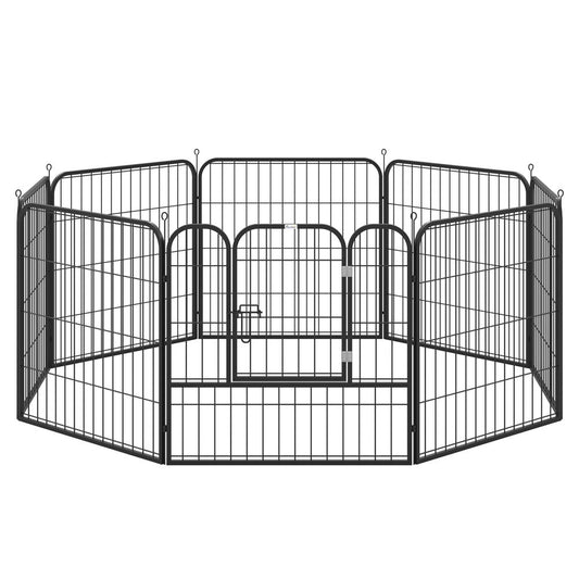 4 Sizes Pet Playpen Dog Rabbit Puppy Cage Folding Run Fence Metal Hutch