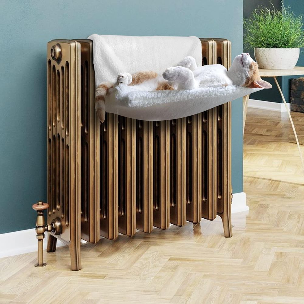 Cat Radiator Bed White