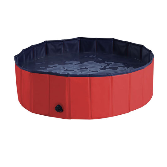 Pet Pool Swimming Bath Portable Cat Dog Foldable Puppy Bathtub Pawhut