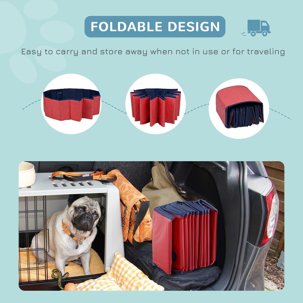 Portable Pet Pool Swimming Bath Cat Dog Indoor Outdoor Foldable Puppy Bathtub